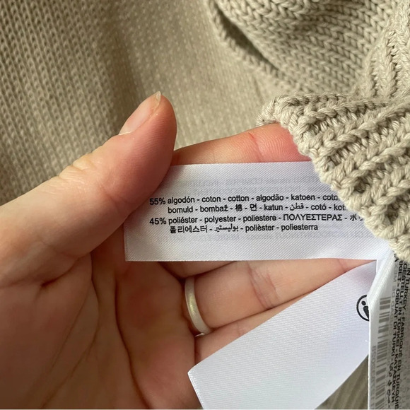 Zara Knit Button Slouchy Cardigan Size Small - Picture 4 of 5